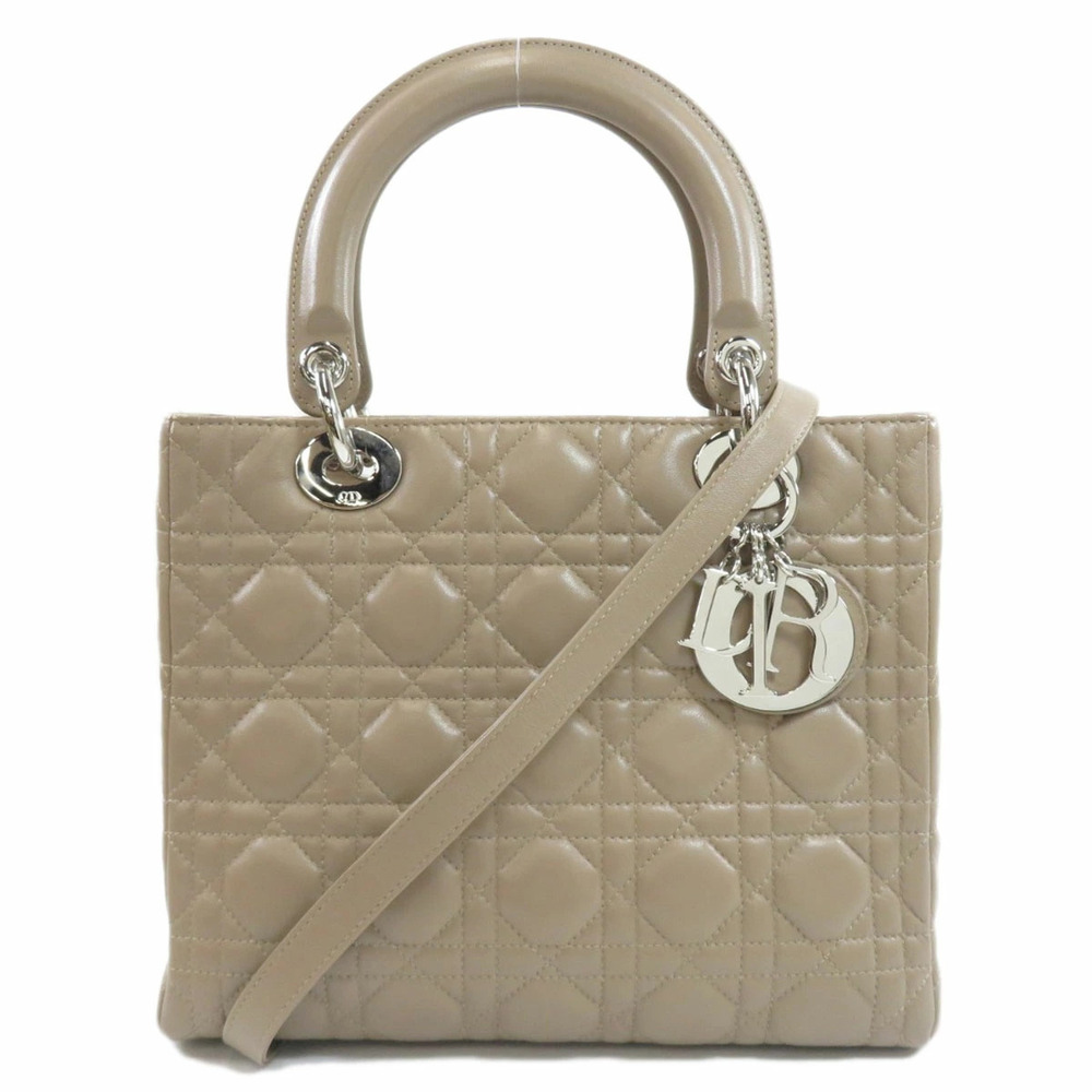 Christian Dior Lady Handbag Calfskin - Picture 11 of 11